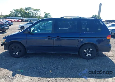 2004 Honda Odyssey Ex из США, поврежденный, VIN 5FNRL18634B145876